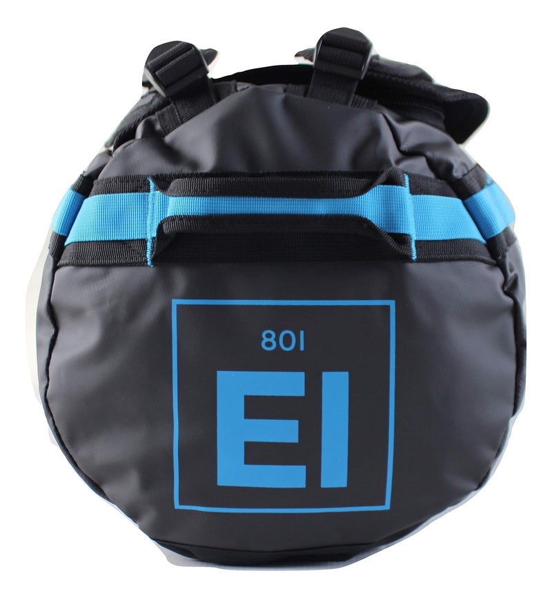Element Equipment Trailhead Duffel Bag Shoulder Straps Waterproof Black/Blue Large - Image 4
